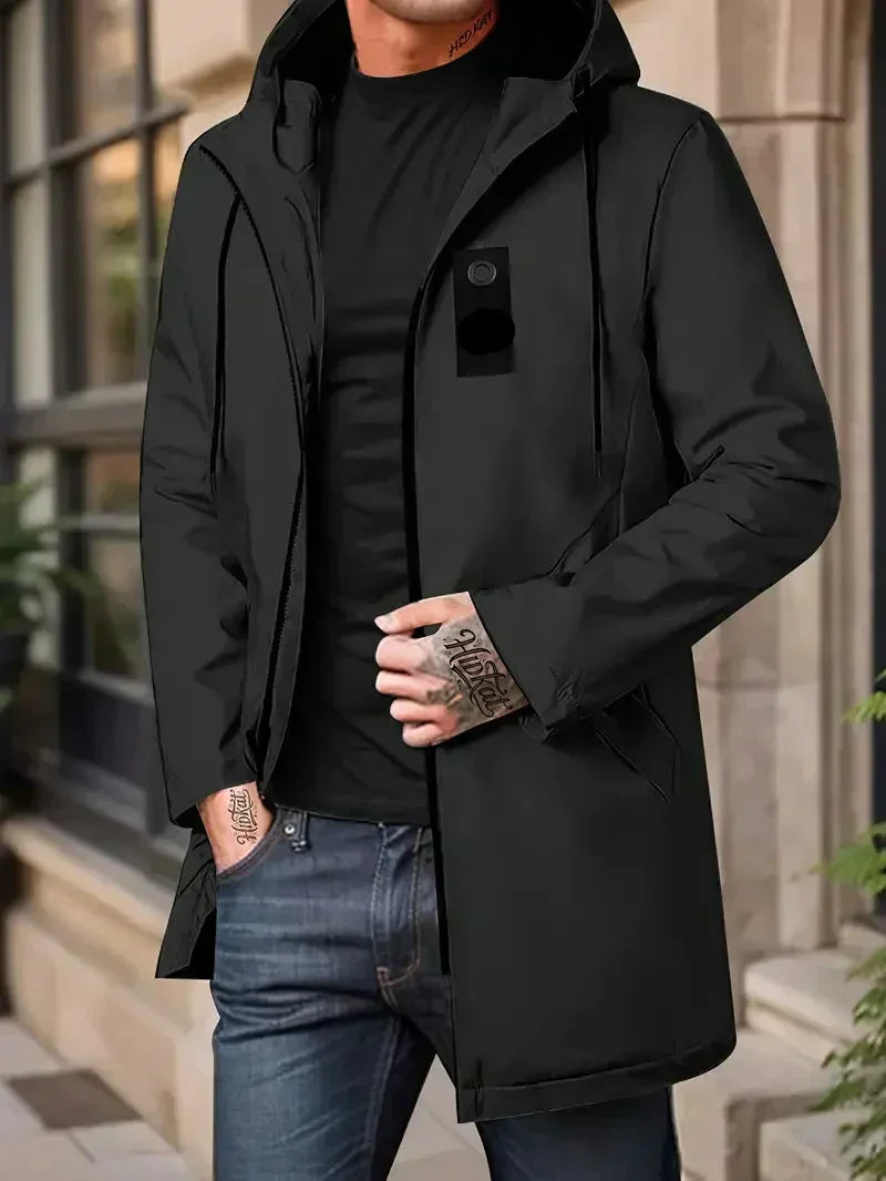 Conor | Kapucnis cipzáras férfi parka