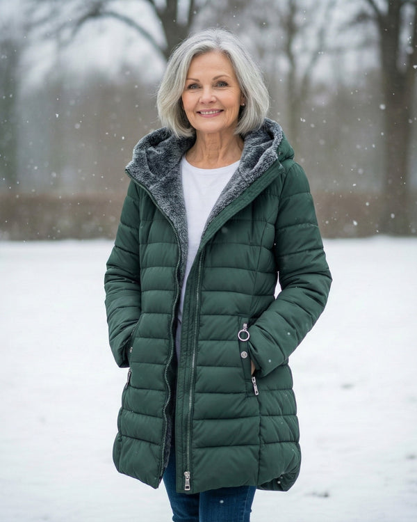 Clair | Polárbélelt Puffer Kabát