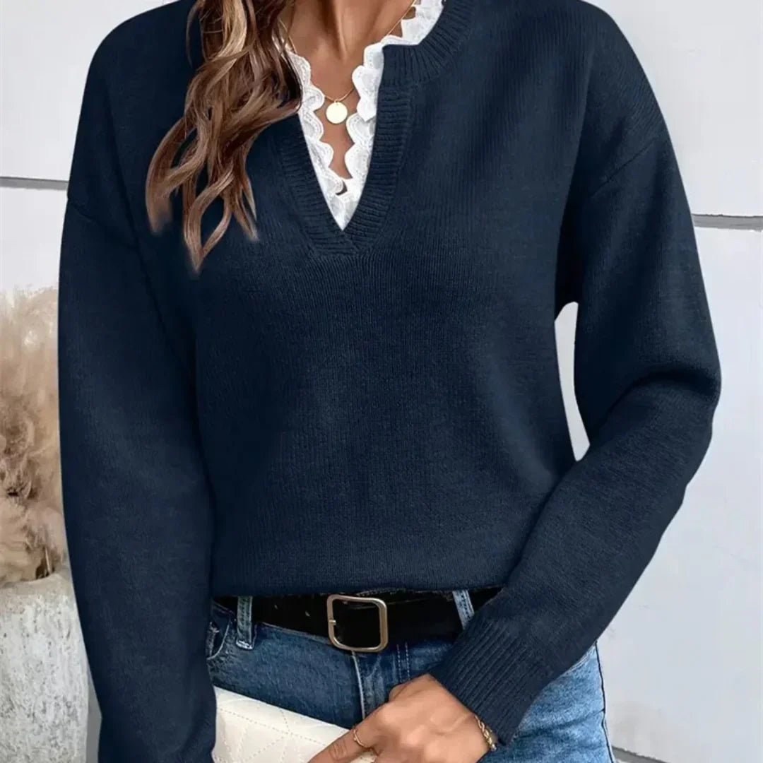Léonie | Elegáns kötött pulóver