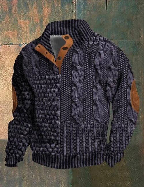 Georges | Vintage mintás pulóver