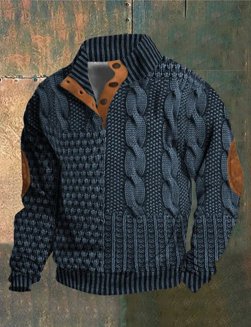 Georges | Vintage mintás pulóver