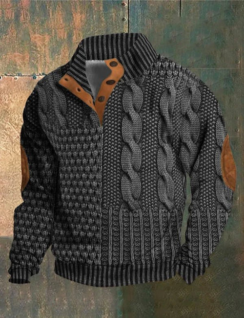 Georges | Vintage mintás pulóver