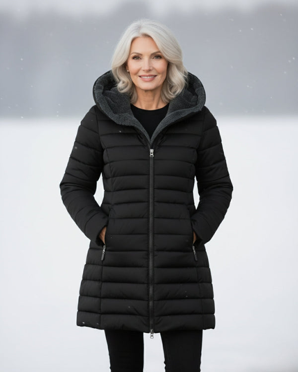 Clair | Polárbélelt Puffer Kabát