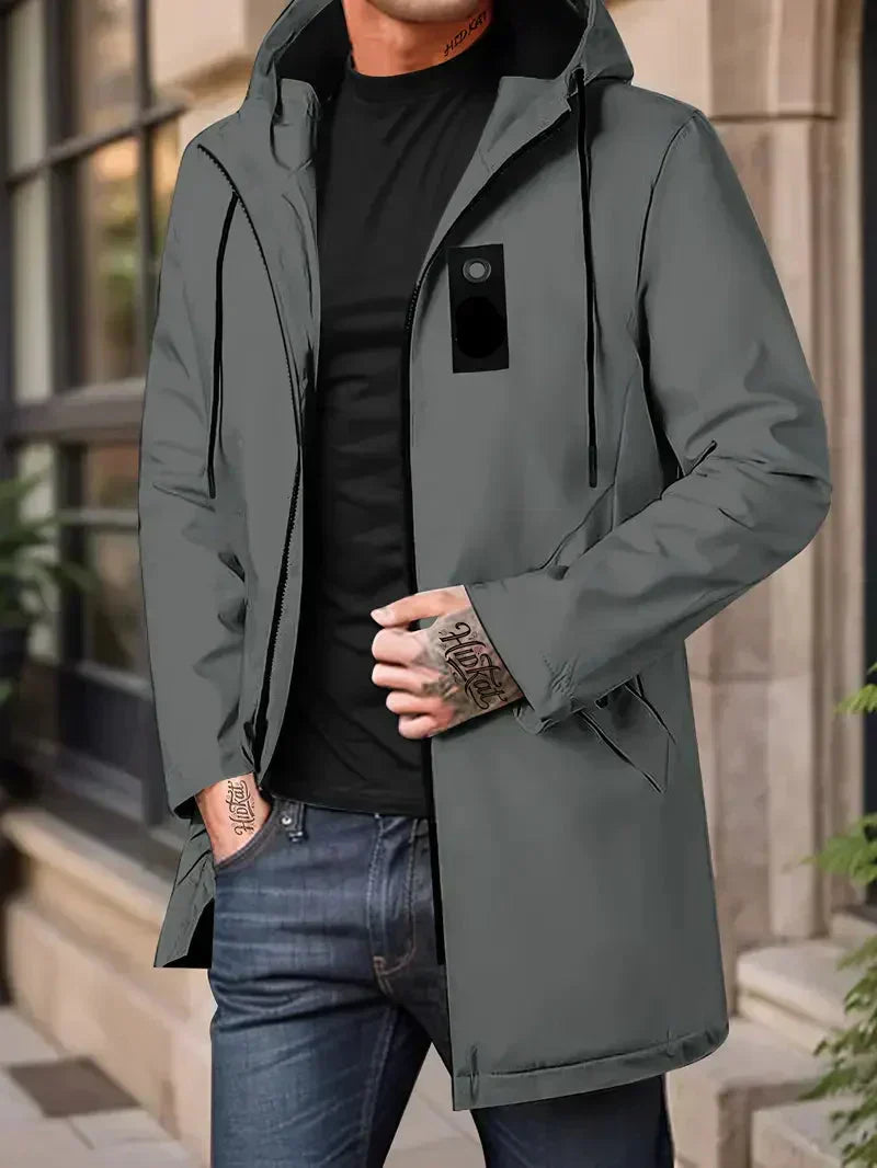 Conor | Kapucnis cipzáras férfi parka