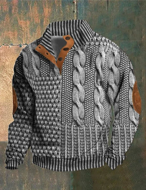 Georges | Vintage mintás pulóver